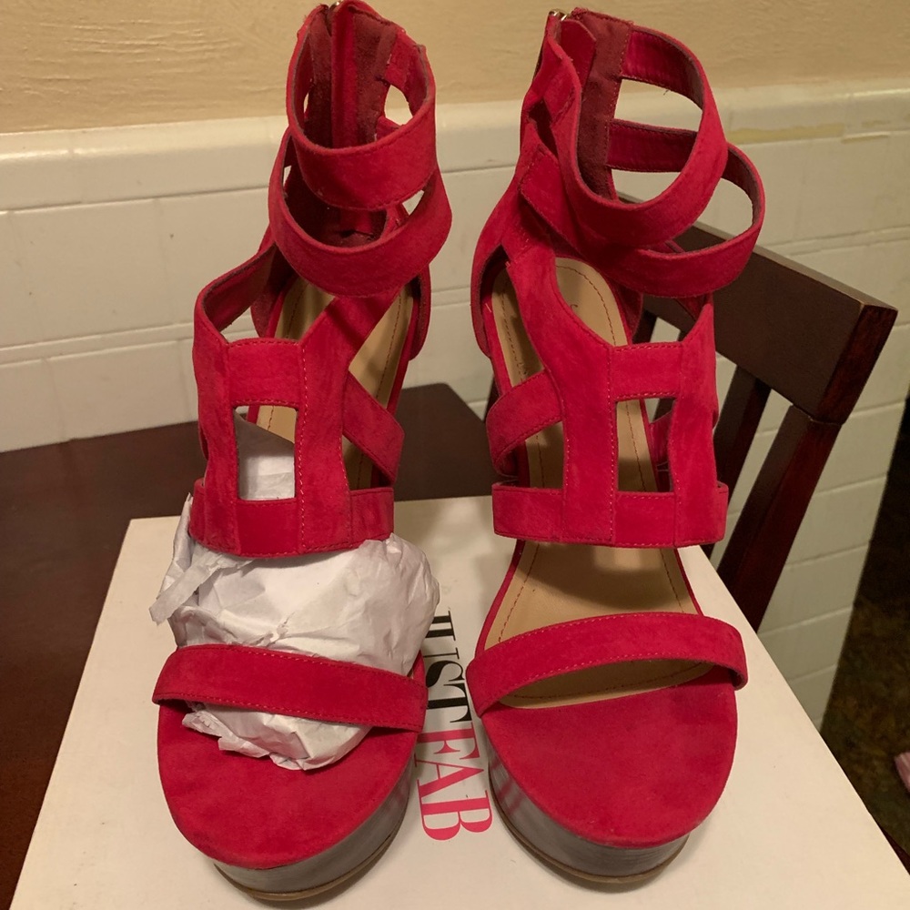 JustFab Wedge Heels 🥰
